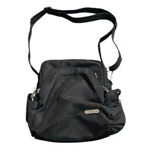 Traveling Anti Theft Travel Bag Crossbody Black Multiple Pockets Standard Size